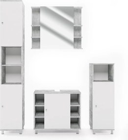 Zestaw mebli łazienkowych beton 60x32x54 fynn