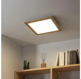 Eglo - LED RGB Ściemnialny panel natynkowy SALOBRENA-C LED/24W/230V brązowy + pilot