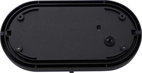 Zewnętrzna lampa ścienna czarna owalna IP65 - Target