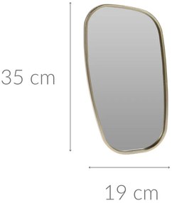 Lustro dekoracyjne CHAMPAGNE, 19 x 35 cm