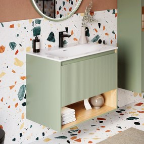 Szafka podumywalkowa BELDIVO 80 cm z umywalką ceramiczną Duravit