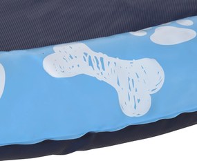 PawHut Mata do zabawy dla psów 150cm Splash Sprinkler Pad Antypoślizgowa Zewnętrzna zabawka wodna PVC Niebieska | Aosom PL