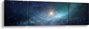Obraz - Gwiazdy i mgławice (170x50 cm)