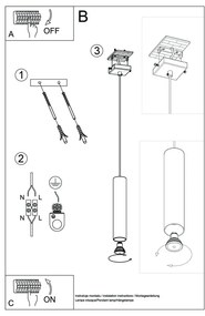 Lampa wisząca Nice Lamps Bakari