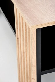 Ława FEMINA 110x65 dąb artisan/czarna - powystawowa HALMAR