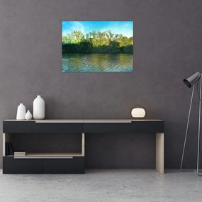 Obraz - jezioro (70x50 cm)