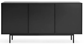 Czarna niska komoda 159x80 cm Sierra – Teulat