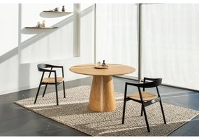 Okrągły stół z litego drewna dębowego ø 126 cm Mushroom – Gazzda