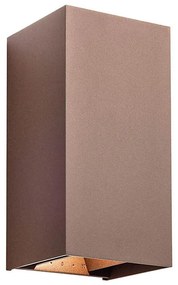 Redo 90554 - Zewnętrzny kinkiet LED VARY 2xLED/10W/230V 3000K IP54 brązowy