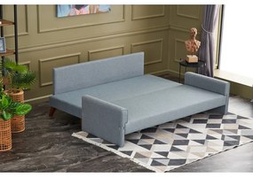 Jasnoniebieska rozkładana sofa 208 cm Bella – Balcab Home