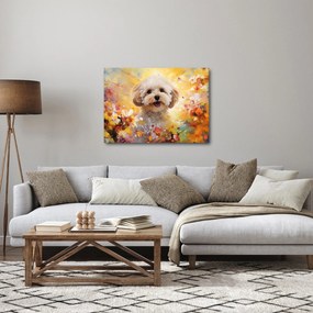 Obraz - Szczęśliwy pies (70x50 cm)