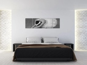 Obraz - Balerina, czarno-biały (170x50 cm)