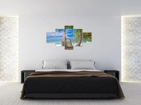 Obraz - Hamak na plaży (125x70 cm)