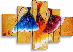 Obraz - Obraz olejny, baletki (125x70 cm)