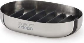 Mydelniczka ze stali nierdzewnej w kolorze srebra z połyskiem EasyStore Luxe – Joseph Joseph
