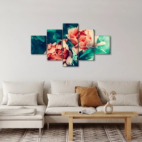 Obraz wiosennych kwiatów (125x70 cm)