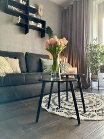 Zestaw stolików kawowych na trzech nogach, 2 szt.