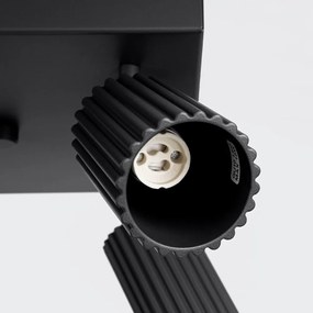 Czarna metalowa lampa punktowa ø 6,5 cm Gleam – Sollux