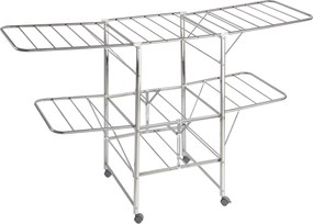 Suszarka na pranie rozkładana MOBILE, stal nierdzewna