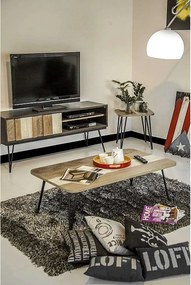 Komoda 150x55x45 cm czarna adesso adesl01