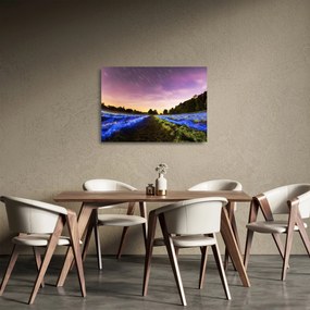 Obraz na szkle - kolorowe pole (70x50 cm)