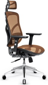 Fotel ergonomiczny Diablo V-Basic, czarno-pomarańczowy