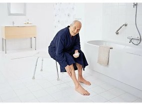 SAPHO A00601101 Krzesełko dla osób niepełnosprawnych, regulowana wysokość, biały