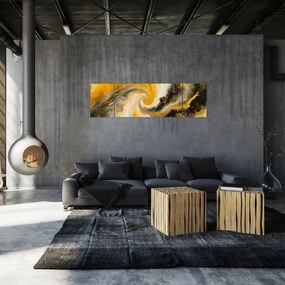 Obraz - Abstrakcja spiralna (170x50 cm)