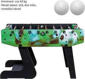 Stół Piłkarski Liverpool 141 x 125 x 89 cm, zielony nadruk