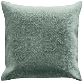 Zielony zestaw narzuty na łóżko i poszewki na poduszkę z mikrowłókna 240x260 cm Romane – douceur d'intérieur