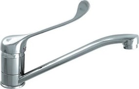 Bateria Kuchenna Mieszacz ROUSSEAU Edinburgh PMR Chrom, Ceramiczna Głowica Ø40mm, Eco-Stop, Ruchomy Wylewka