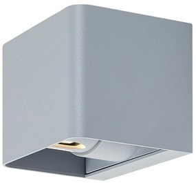 Rabalux 77170 zewnętrzna lampa ścienna LEDHallstatt, 10 W, szara