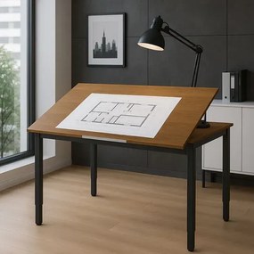 Kreślarskie regulowane elektrycznie biurko W2-W27