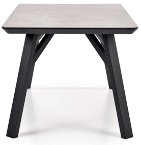 HALIFAX stół MDF jasny beton prostokątny 160/90/76 loftowy 6 osobowy