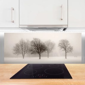 Panel Szklany Zimowa Cisza W Lesie