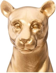 Figurka pantera, polyresin, wys. 23 cm