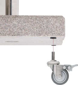 Doppler Granitowy stojak LIFE 30 kg