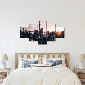 Obraz - Widok na centrum miasta (125x70 cm)
