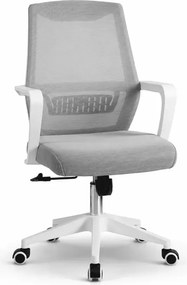 Fotel biurowy Cinema – ergonomiczny fotel obrotowy z mechanizmem TILT, szary