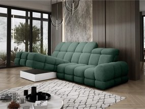Narożnik TOLLO MINI S Lewostronny Elektryczna regulacja Bubble 12 kolor Jasny Zielony WERSAL