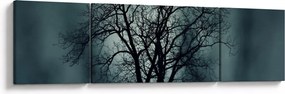 Obraz drzewa podczas zaćmienia (170x50 cm)