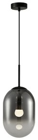 Lampa wisząca z czarnym dużym kloszem - K402 M6-N06
