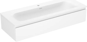 Mexen Orio szafka łazienkowa 120 cm z umywalką Vela, 1 szuflada, biała mat - 91A10-12023-1-BF01-W23M01