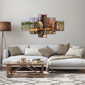 Obraz - Przyczepka (125x70 cm)