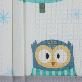 AIYAPLAY Mata dla niemowląt, motyw zwierząt, pianka, 1,5 cm wyściółki, antypoślizgowa