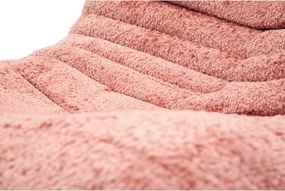 Różowy worek do siedzenia z materiału bouclé Mask – Mauro Ferretti