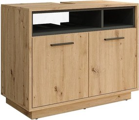 Szafka pod umywalkę artisan dąb/antracyt 80x40x64 beatrice