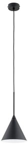 Żyrandol na lince FABO 1xE27/15W/230V czarny