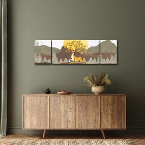Obraz jelenia (170x50 cm)