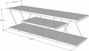 Stolik pod telewizor Canaz Anthracite and Grey